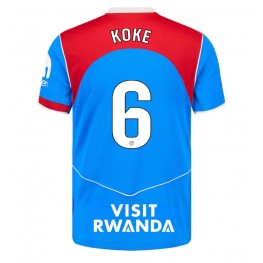 Atletico Madrid Koke #6 Derde tenue 2025-26 Korte Mouw